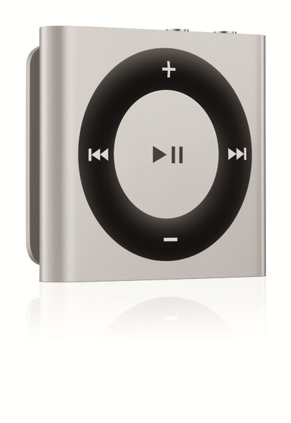 Silver fourth-generation iPod Shuffle for SIDE A